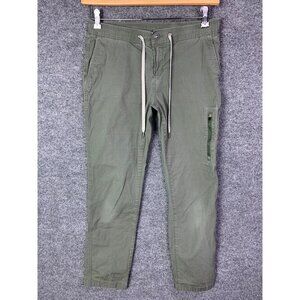 Vuori Ripstop Pants‎ women Size M Army Green Slim Fit Drawstring